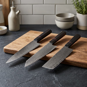 Couteaux de chef vintage faits à la main de haute qualité en acier inoxydable avec manche en plastique, professionnels pour la survie et la chasse - Product Image 3