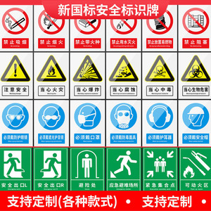 Panneaux de signalisation de sécurité en PVC réfléchissant en aluminium, style cantonais, interdiction de fumer, pour usage en usine, personnalisable - Product Image 4