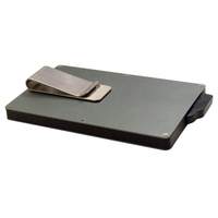 Porte-cartes double en aluminium pour cartes de crédit et permis de conduire avec grande capacité et blocage RFID