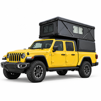 Tente de toit pour camionnette Hiperlion 8 pieds de long, isolée, panneau sandwich en fibre de verre, auvent quatre saisons, imperméable, montage rapide