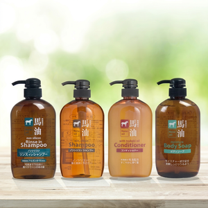 Japan Horse Oil Shampoo Conditioner Body Soap Wholesale Argan Oil Camellia Oil Hair Care Products Beauty Personal Care Products - Product Image 1