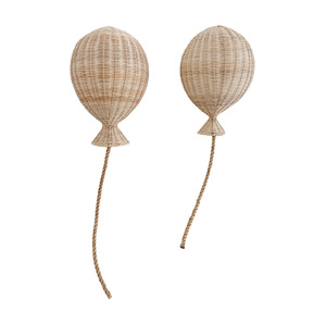 Rattan Woven <b>Balloon</b> Wall Decoration <b>Round</b> Natural Color For Childrens Room Home Decor Hanging Items - Product Image 5