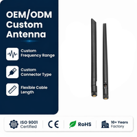 Router WiFi de Doble Banda 2.4GHz 5.8GHz, Antena con Interfaz Roscada, 5dBi de Alta Ganancia, Tipo Plano de Goma, para AP, Cámara, OEM, Personalizado