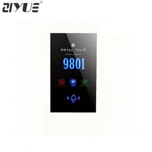 <span class=keywords><strong>Sonnette</strong></span> de porte moderne <span class=keywords><strong>sans</strong></span> <span class=keywords><strong>fil</strong></span> <span class=keywords><strong>220V</strong></span> 110V pour hôtels, villas, appartements, écoles avec panneau d'affichage Wifi, prise d'alimentation - Product Image 3