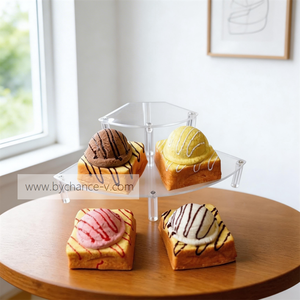 Modelo de Comida Realista de Helado de Waffle Falso para Menús de Restaurantes, Estudios Fotográficos, Exhibición en Mostradores de Cocina y Atrezzo para Cine - Product Image 3