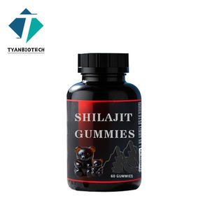 Venta caliente Shilajit Gummies Sabores personalizados Embalaje Etiqueta privada HALAL Certificado Antioxidante Suplementos energéticos para adultos - Product Image 1