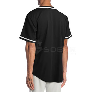 High Quality 100% Polyester Quick Dry Breathable Baseball Jersey Comfortable Sportswear with Customizable Options on Sale - Product Image 2