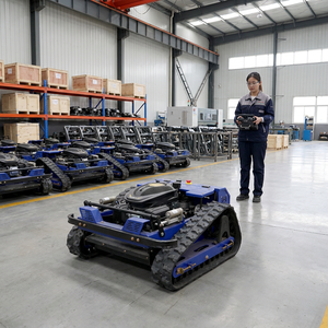 Tondeuses à <span class=keywords><strong>gazon</strong></span> robotisées autonomes à chenilles de 550 mm, à essence, à braquage zéro, télécommandées, avec pelle à neige – <span class=keywords><strong>Prix</strong></span> usine abordable - Product Image 1