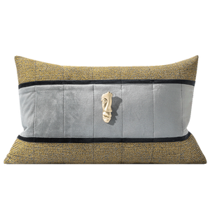 Housse de <span class=keywords><strong>coussin</strong></span> Jacquard rayé de luxe intérieur bleu rouge coussins housses de <span class=keywords><strong>coussin</strong></span> <span class=keywords><strong>avec</strong></span> <span class=keywords><strong>visage</strong></span> <span class=keywords><strong>abstrait</strong></span> pour housse de <span class=keywords><strong>coussin</strong></span> de canapé - Product Image 4
