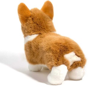 E819 Vente en gros d'usine Jouet animal en <span class=keywords><strong>peluche</strong></span> Corgi brun magnifique personnalisé ODM OEM <span class=keywords><strong>Peluche</strong></span> douce et confortable pour chien Corgi - Product Image 3