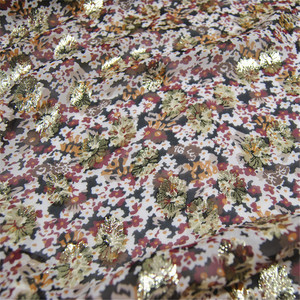 Populaire Date Haute Qualité Meilleur <span class=keywords><strong>Prix</strong></span> En Gros Léger Matériau Respirant Soie Tissu Métallique pour Les Vacances D'été - Product Image 2
