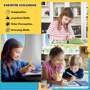 <span class=keywords><strong>Libri</strong></span> da colorare ad acqua per bambini, <span class=keywords><strong>libri</strong></span> da disegno ad acqua riutilizzabili, <span class=keywords><strong>libri</strong></span> da colorare senza disordine - Product Image 6