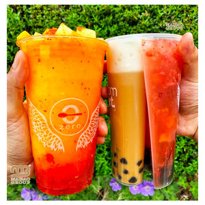 Gobelets à bulles de thé à deux saveurs de 700 ml pour deux personnes, gobelets à jus à double compartiment, gobelets à thé à bulles en plastique PP avec couvercle - Product Image 2