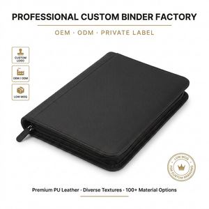 Carpeta para Tarjetas Coleccionables FX con Logotipo Personalizado, 20 Bolsillos, 1280 Espacios, Álbum con Cierre de Cuero PU para Tarjetas Deportivas TCG - Directo de Fábrica OEM/ODM - Product Image 5