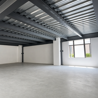 Plancher en acier ondulé de type ouvert YX76 344 688 |   Planche de terrasse galvanisée pour les projets de construction de mezzanines d'usine
