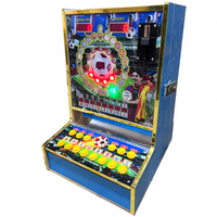 Kit d'équipement de jeu Mario Bonanza avec armoire en bois bleue, machine à monnayeur et accessoires PCB