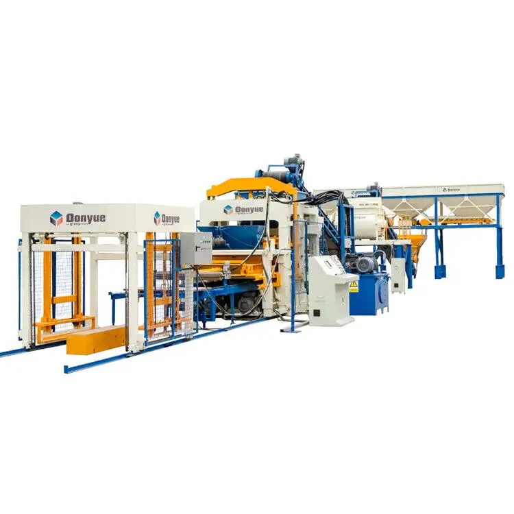 QT8-15 automatic block production line concrete block making machine price