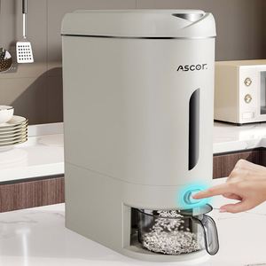 Distributeur de nourriture sèche multi-usages pour la maison, anti-insectes, anti-humidité, avec fenêtre visuelle, boîte de rangement pour riz scellée, carton - Product Image 3