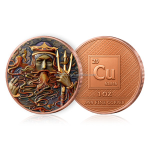 Moneda Conmemorativa de la Mitología Griega y Egipcia, 1 Onza, Cobre Fino .999, Impresión a Color 3D, Moneda Redonda Coleccionable de 1 Onza - Product Image 2