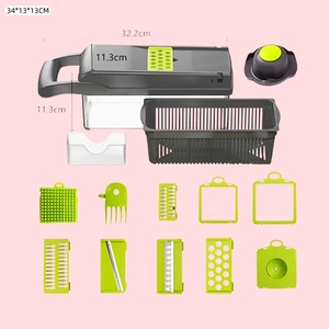 เครื่องตัดผักแบบเปียก ตะกร้าตัดผัก อุปกรณ์ครัวขนาดเล็กที่ดีที่สุด อุปกรณ์ครัววีรา ที่หั่นผัก เครื่องสับผัก เครื่องหั่นซอย - Product Image 3