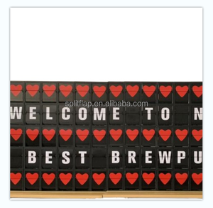 Tableau de départ des vols Tableau d'information de l'aéroport Affichage de la messagerie Flip Affichage du rabat divisé - Product Image 5