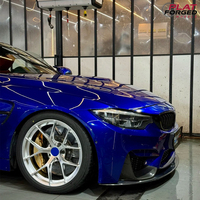 Velg Custom Forged FI-R Silver Hollow Ringan Cekung 17 18 19 20 21 Inch 5x112 5x120 untuk BMW M2 M3 M4 F80 F82 F87 G82
