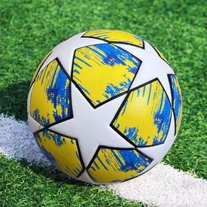 Nouveau ballon de football n°5 pour la Coupe d'Europe et la Coupe d'Amérique, en cuir PU avec colle, n°4, vente en gros, logo imprimé XBZQ-1 - Product Image 4
