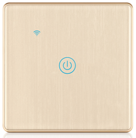 Interrupteurs intelligents à écran tactile en verre trempé ECO-NEWLEAF 1/2/3/4 voies, application Smart Life, contrôle sans fil Zigbee/WIFI, 10A, garantie 1 an