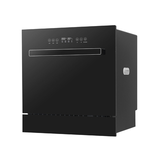 Machine à laver automatique intégrée à <span class=keywords><strong>porte</strong></span> en verre noir, 14 ensembles <span class=keywords><strong>de</strong></span> <span class=keywords><strong>vaisselle</strong></span> domestique, <span class=keywords><strong>lave</strong></span>-<span class=keywords><strong>vaisselle</strong></span> <span class=keywords><strong>de</strong></span> cuisine domestique - Product Image 2