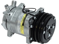Compresseur de climatisation universel 5H14 R134A 12V avec embrayage 2PK style SD508 et courroie trapézoïdale pour climatisation automobile