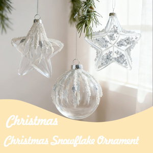 Juego de Adornos Esféricos Blancos de <span class=keywords><strong>Navidad</strong></span>, Decoraciones para el Hogar con Diseño de Santa Claus, Estilo Clásico, a Todo Color, Impermeables, Mini - Product Image 1