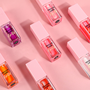 Brillant à lèvres végétalien OEM avec parfum Tube d'huile à lèvres personnalisé Tube de rouge à lèvres imprimé pour emballage cosmétique - Product Image 2