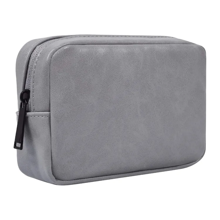 Custom High Quality PU Leather Travel Digital Accessories Storage Bag