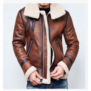 Chaqueta de Cuero de Alta Calidad 2024, Chaqueta de Motociclista Estilo <span class=keywords><strong>Vaquero</strong></span> con Cinturón - Product Image 3