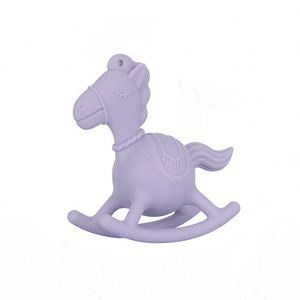Mordedor de silicona suave para bebé, sonajero de mano adorable, juguete anti-ingestión con sonido, mordedor de goma para la dentición del bebé - Product Image 3