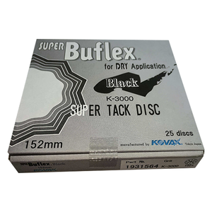 Discos Abrasivos Redondos Kovax Super-Tack Buflex, Paquete de 25, para Aplicación en Seco, el Ahorro Definitivo de Tiempo y Esfuerzo, Papel de Lija - Product Image 3