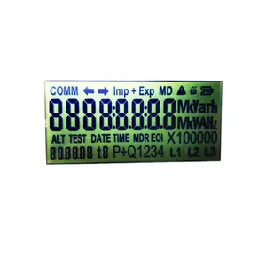 Transflective 85.8*35.48 graphic lcd module cog lcd display fpc fstn mono lcd on Pedometer