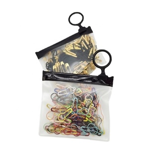 Sac à fermeture éclair en PVC <span class=keywords><strong>transparent</strong></span> givré avec poignée, fond carré auto-scellant, imprimé avec logo personnalisé, pour le rangement de bijoux - Product Image 5