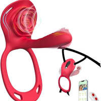 Bestseller Erwachsenen-BDSM-Spielzeug für Frauen Vibrierende Unterwäsche Tragbarer Vibrator Freihändiger Slip-Ring Rose