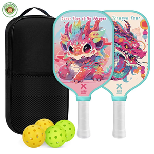 Caja de embalaje para palas de pickleball Luzz High Light, funda silenciosa para pickleball/pádel, Agassi <span class=keywords><strong>Pro</strong></span>, Yiheng, Agasi Shape, 220 gramos, Butter - Product Image 1