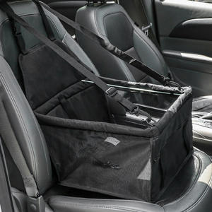 Juicepet Outdoor Travel Oxford Dog Booster Seat Square Pattern Car Backseat Safety <span class=keywords><strong>Protection</strong></span> Pad pour chiens - Product Image 4