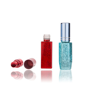 Flacon vaporisateur UV craquelé 7ml 10ml et flacon roll-on pour huiles essentielles avec capuchon en alliage – Emballage cosmétique rechargeable - Product Image 4