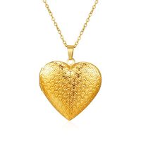 Collier pendentif cœur en acier inoxydable plaqué or 18 carats CUMAI, bijoux pour femmes, cadeau de fête, usage quotidien, vente en gros, stock en vrac