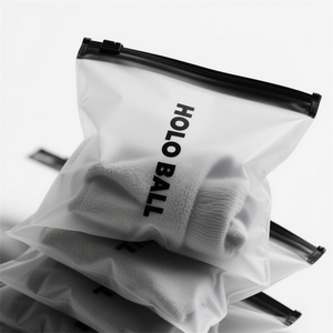 Personnalisable Logo Impression Biodégradable PBAT Curseur Ziplock Vêtements Emballage Sac pour T-shirt Chaussure Chaussette Fourrure Sous-Vêtements - Product Image 4