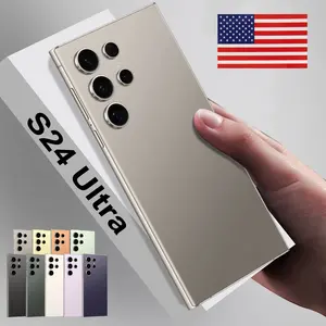 Original New S24 Ultra AI smart cell Phone Unlocked Type-C 6.8 inch big screen Dual Sim Android GSM Cellular 5G mobile Phones