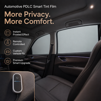 Película Inteligente PDLC para Ventanas de Automóviles, Película Inteligente Conmutable, Película de Privacidad Inteligente, Control Remoto, Ajuste Personalizado para Automóviles