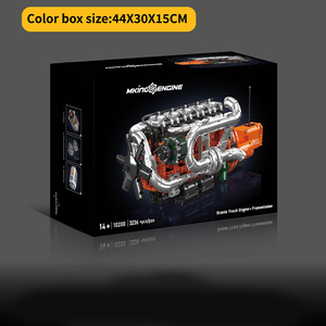 For MOULD KING 10200 for Scania Truck <strong>Engine</strong> Transmission Building Block <strong>Kits</strong> Creative Puzzle <strong>Model</strong> Toy for Adults Perfect Gift - Product Image 6