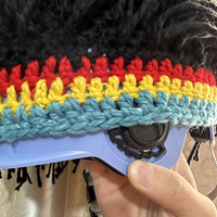 Perruque Lace Front Bottcoola en Polyester, style Dreadlocks Rasta Jamaïcain, avec dentelle française transparente, Hip Hop, pour Hommes et Femmes, Halloween