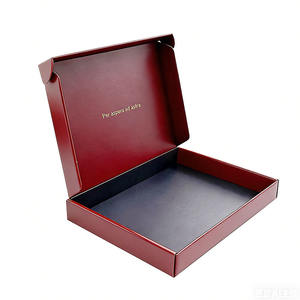 Boîte d'expédition postale en carton ondulé pliable avec impression personnalisée écologique, conception d'avion, emballage en papier, boîte d'expédition - Product Image 3