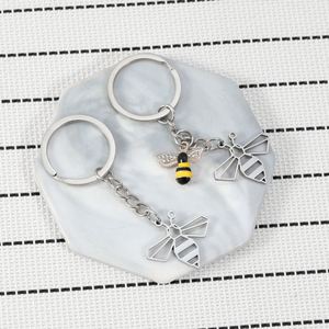 Para Maestros, Regalo de Graduación o Día del Maestro, Colgante para Mochila, Llavero de Abeja de Acero Inoxidable - Product Image 1